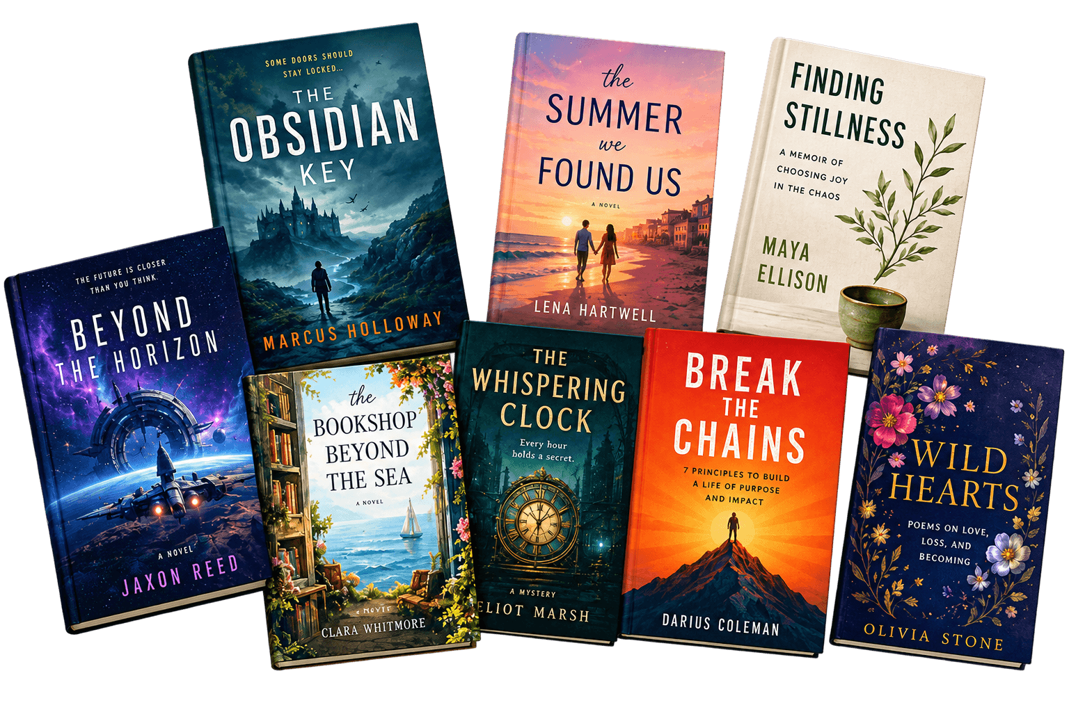 Published books showcase
