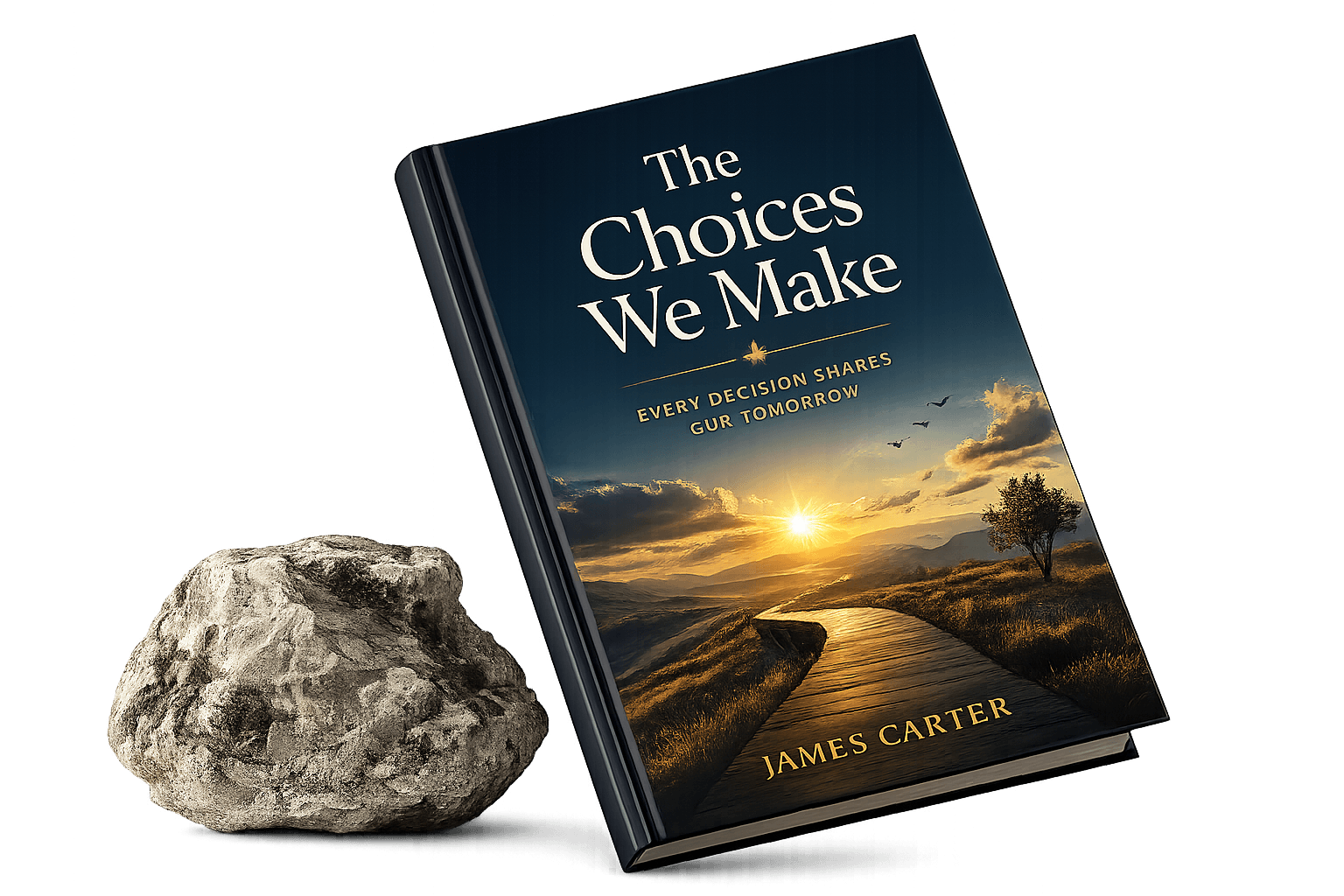 Published book mockup