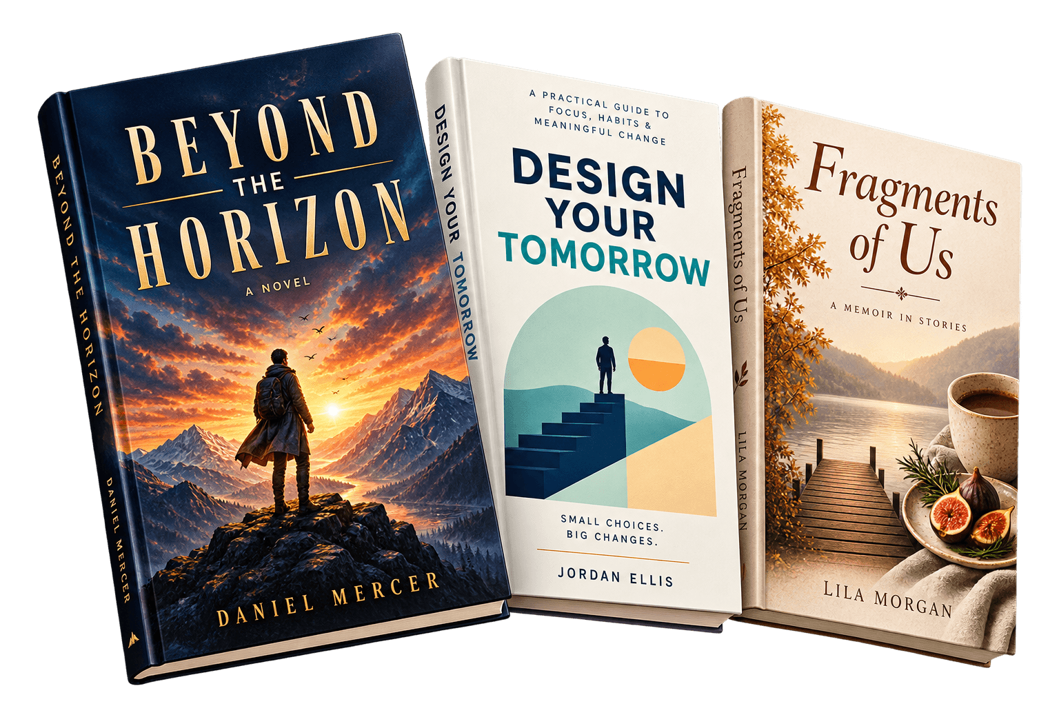 Custom book cover design showcase